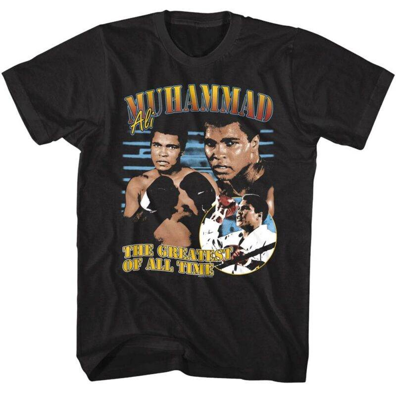 Muhammad Ali GOAT Montage Men’s T Shirt