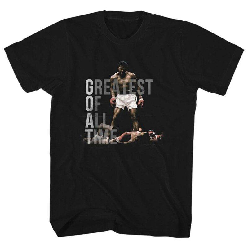 Muhammad Ali Greatest of All Time GOAT Men’s Black T Shirt