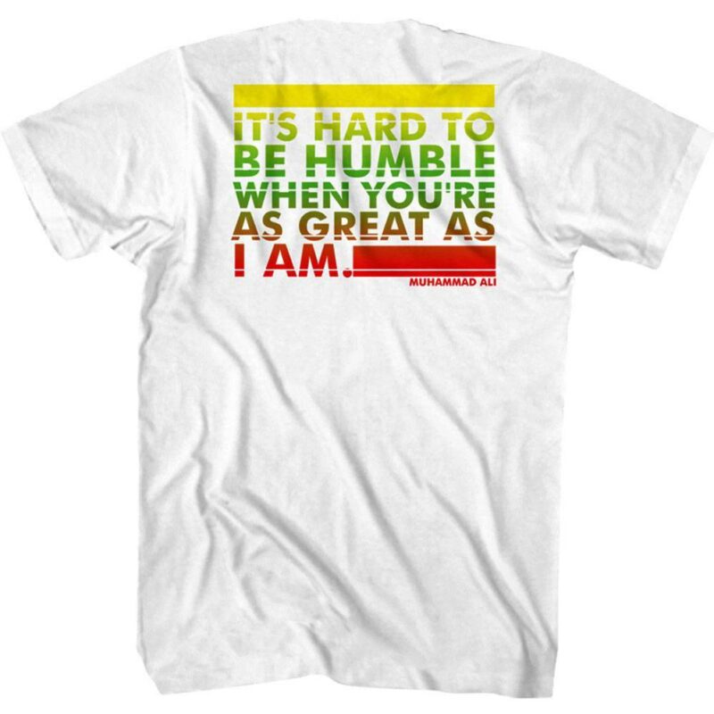 Muhammad Ali It’s Hard to be Humble Men’s T Shirt