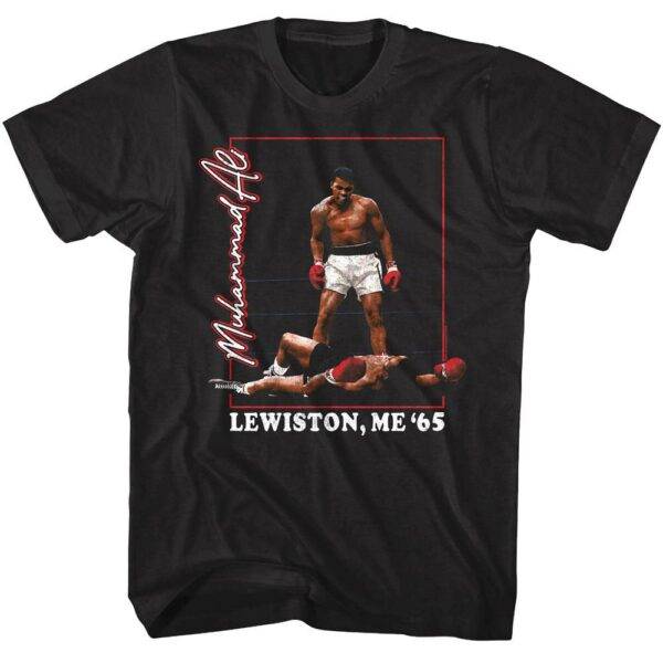 Muhammad Ali Lewiston Maine ’65 Men’s T Shirt