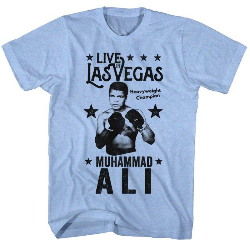 Muhammad Ali Live in Las Vegas Men’s T Shirt