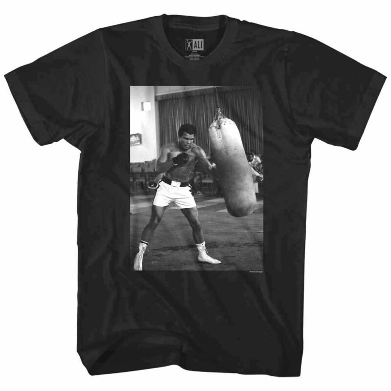 Muhammad Ali Heavy Punching Bag Men’s T Shirt