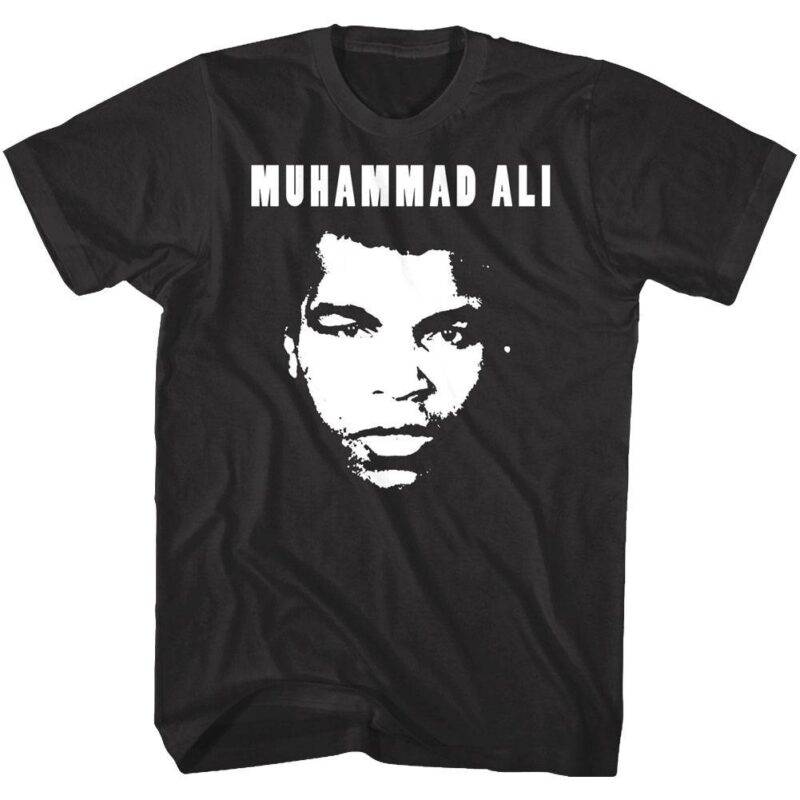 Muhammad Ali Silhouette Face Men’s T Shirt