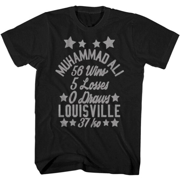 Muhammad Ali Louisville 0 Draws Men’s T Shirt