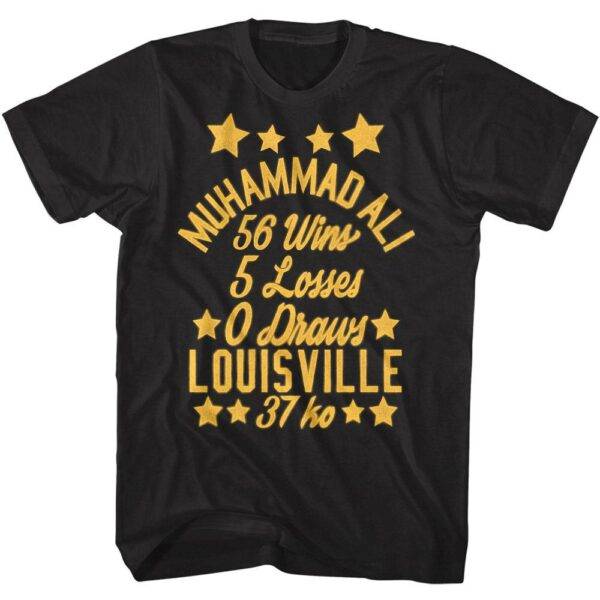 Muhammad Ali Louisville 56 Wins Men’s T Shirt