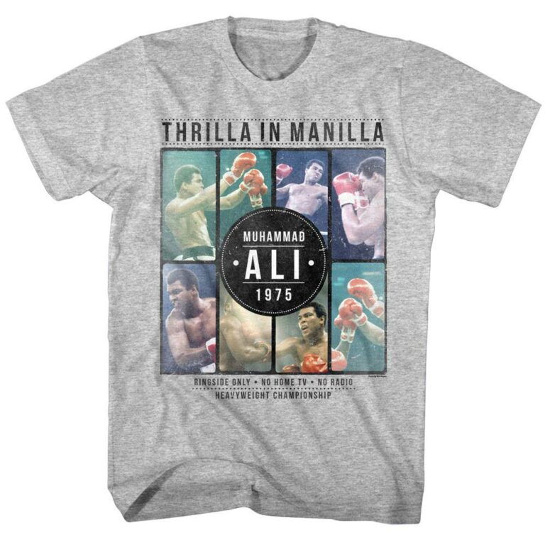 Muhammad Ali Thrilla in Manilla 1975 Men’s T Shirt