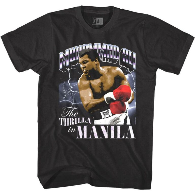 Muhammad Ali Thrilla in Manila Lightning Men’s T Shirt