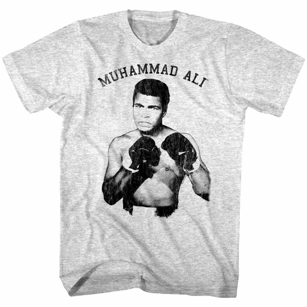 Muhammad Ali Fight Stance Men’s T Shirt