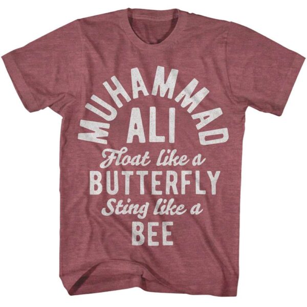 Muhammad Ali Butterfly Bee Slogan Men’s T Shirt
