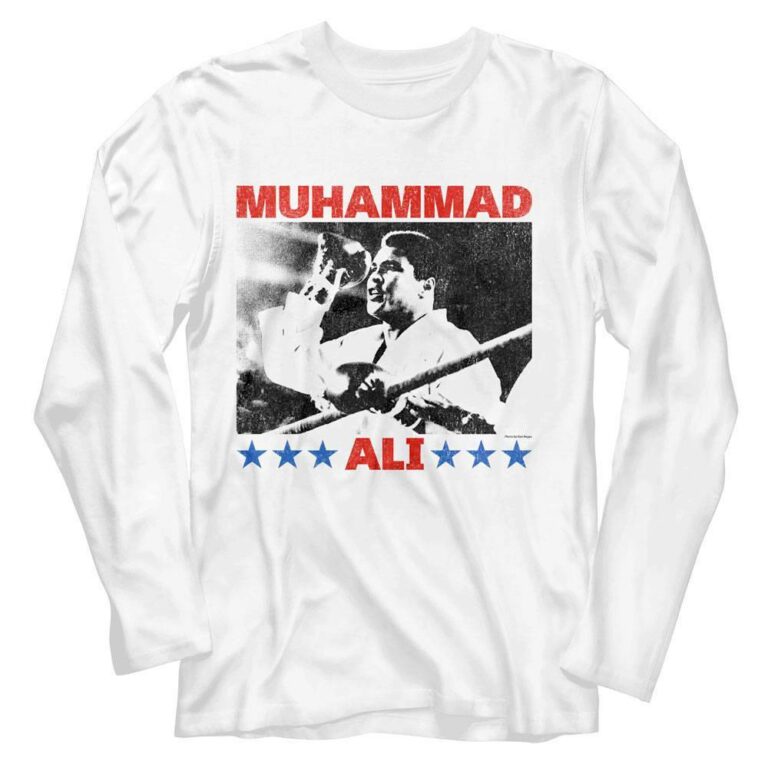 Muhammad Ali Ring Superstar Men’s Long Sleeve T Shirt