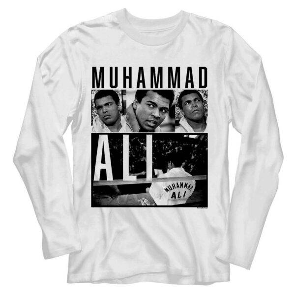 Many Moods of Muhammad Ali Greatest Men’s Long Sleeve T Shirt