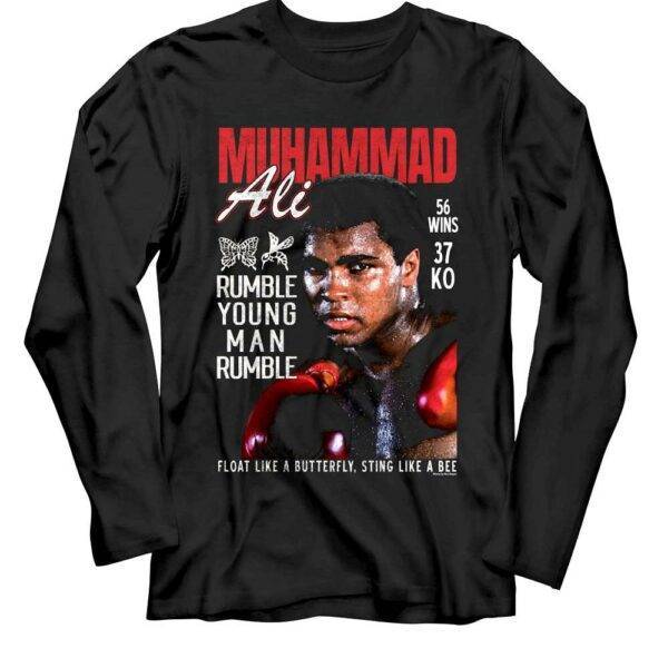 Muhammad Ali Blood & Sweat Men’s Long Sleeve T Shirt