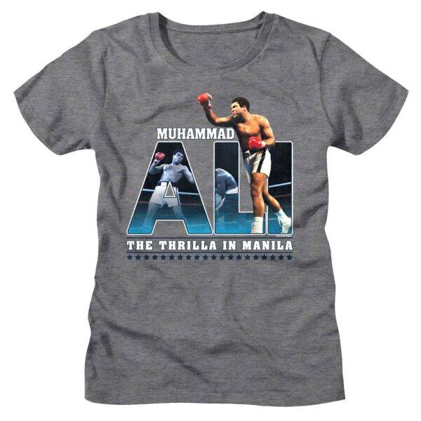 Muhammad Ali Thrilla in Manila Uppercut Women’s T Shirt