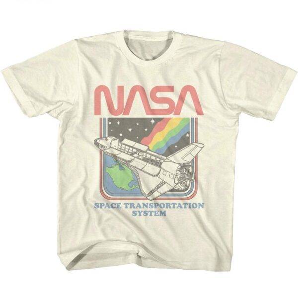 NASA Space Transportation System Kids T Shirt