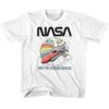 NASA Shuttle Off to Outer Space Kids T Shirt