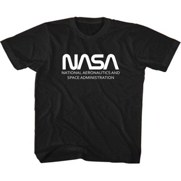 NASA National Aeronautics & Space Administration Kids T Shirt