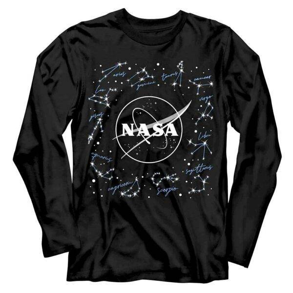 NASA Star Constellations Men’s Long Sleeve T Shirt