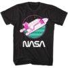 NASA Neon Shuttle Orbiter Men’s T Shirt