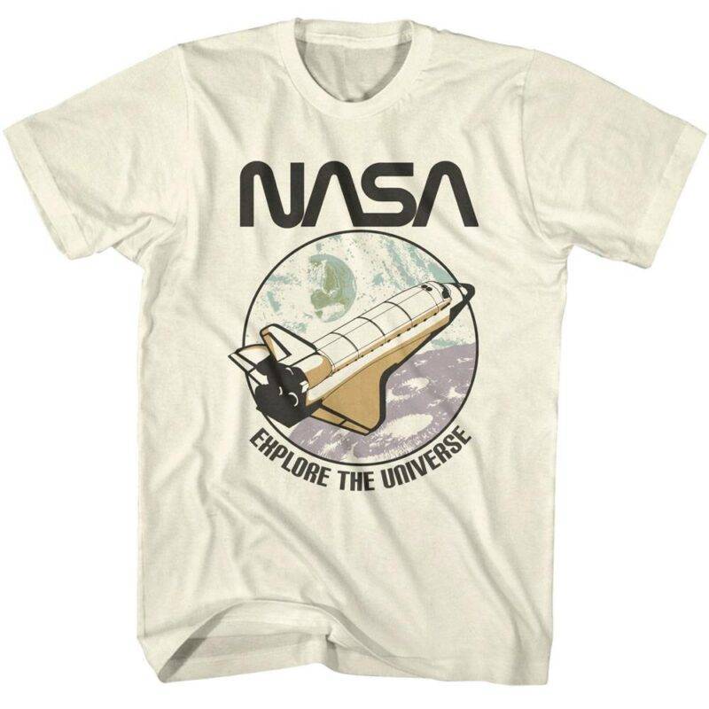 NASA Orbiter Explore the Universe Men’s T Shirt