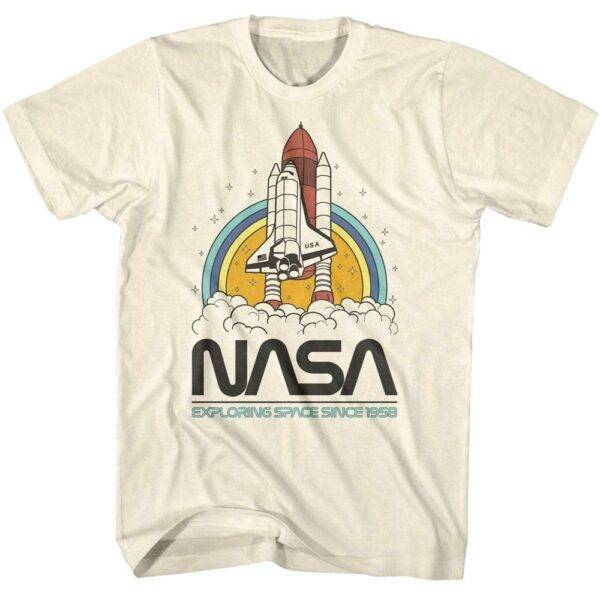 NASA Exploring Space Since 1958 Men’s T Shirt