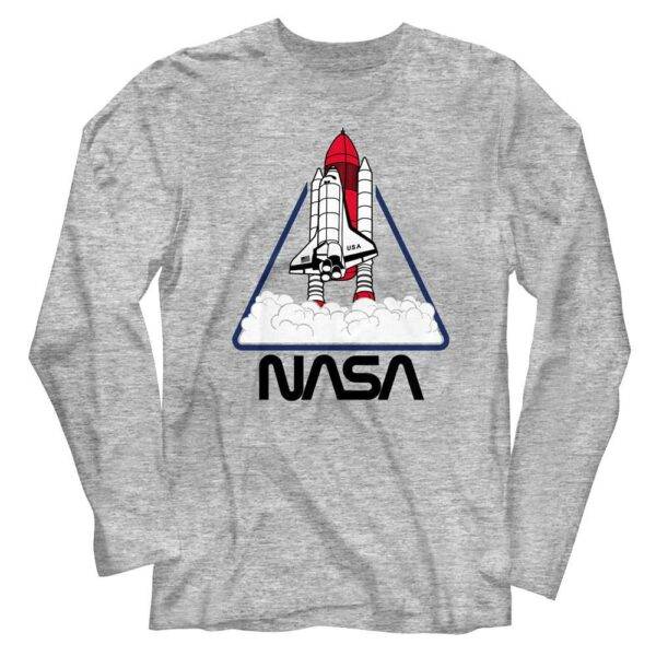 NASA Shuttle Launch Men’s Long Sleeve T Shirt