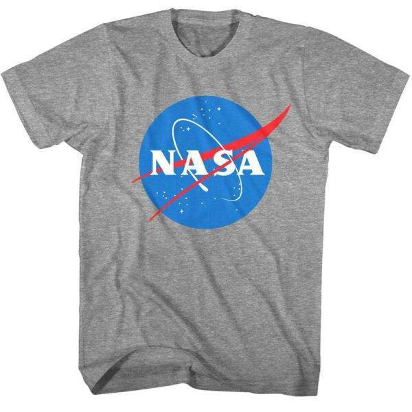 NASA Meatball Logo Men’s Gray T Shirt