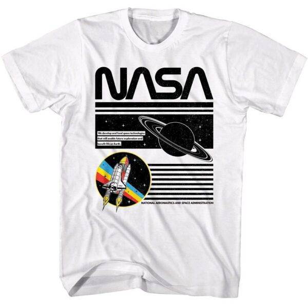 NASA Saturn Future Exploration Men’s T Shirt