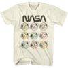 NASA Rocket Rainbow Men’s T Shirt