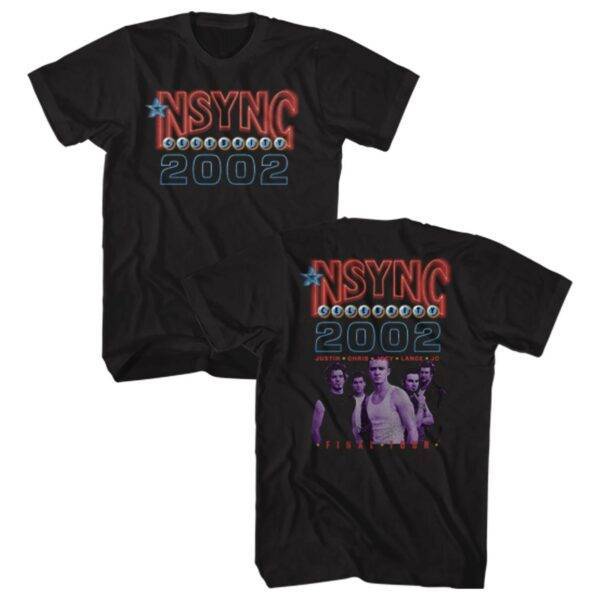 NSYNC Celebrity Final Tour 2002 Men’s T Shirt
