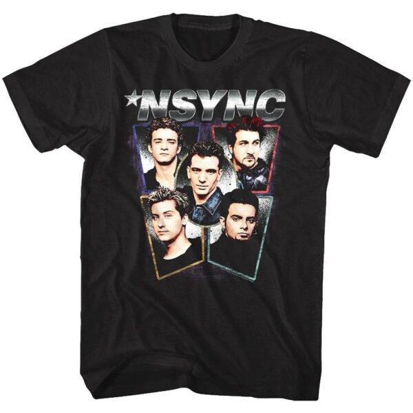 NSYNC Face Boxes T-Shirt