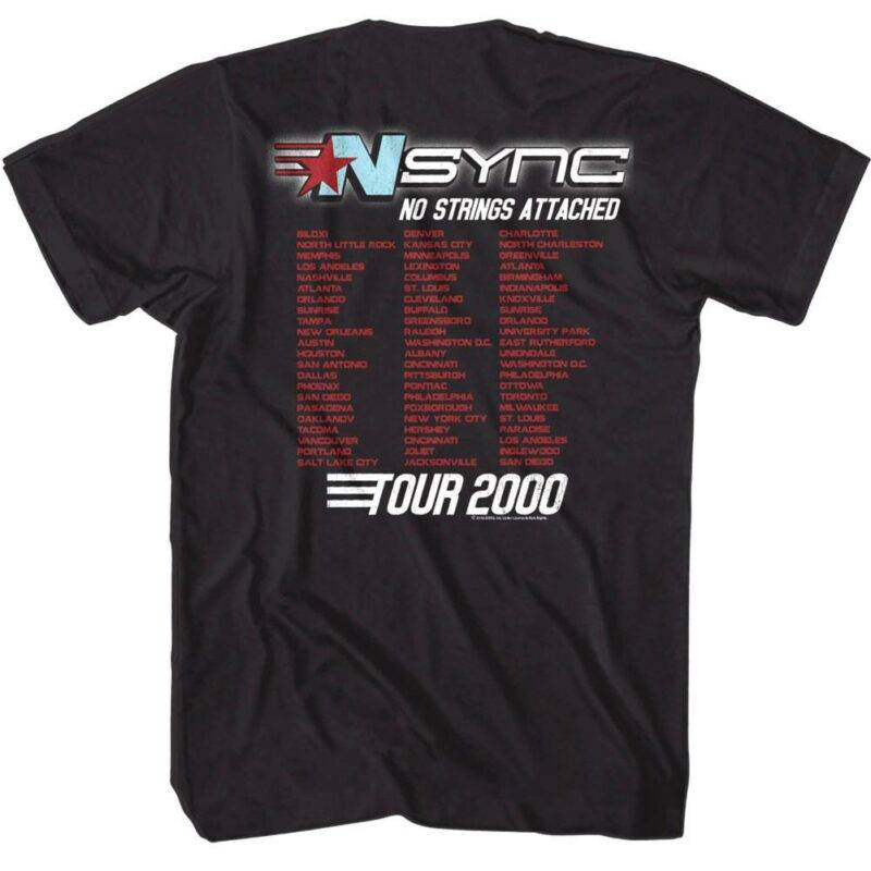 NSYNC No Strings Attached Tour 2000 T-Shirt