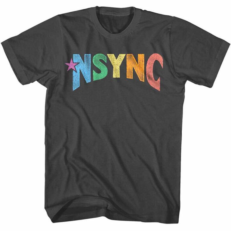 NSYNC Rainbow Pop Logo T-Shirt