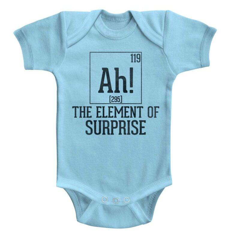 Nerd Society Ah Element of Surprise Baby Onesie