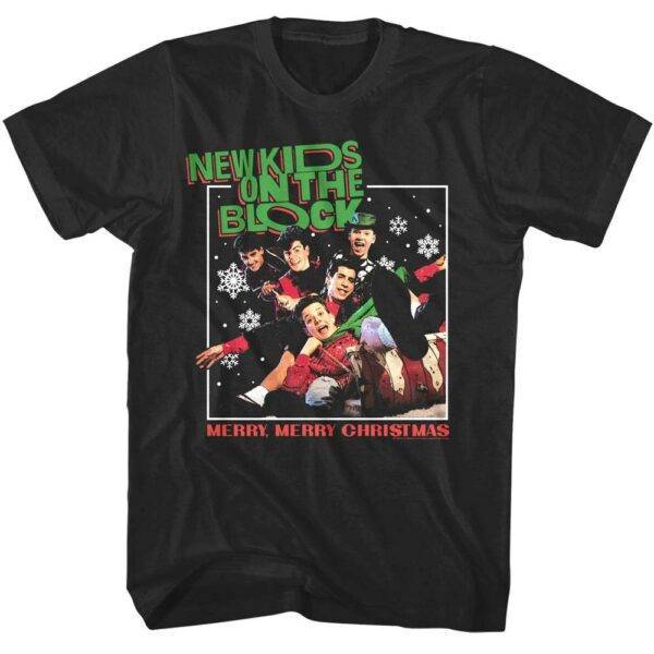 New Kids On The Block Merry Christmas T-Shirt