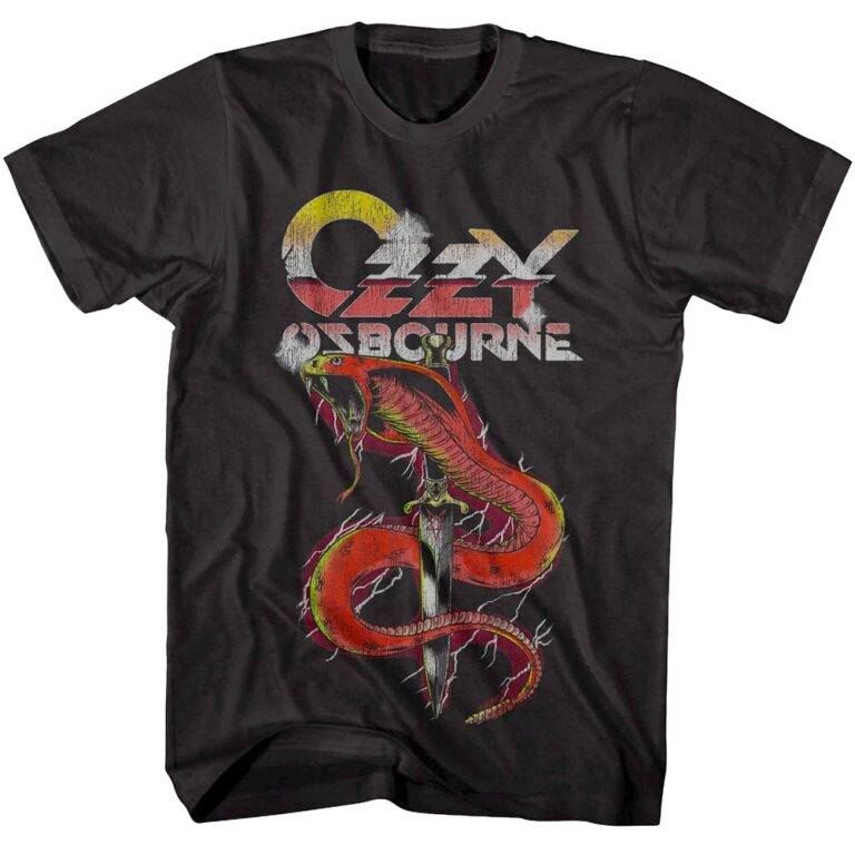 Ozzy Osbourne Cobra Dagger Men’s T Shirt