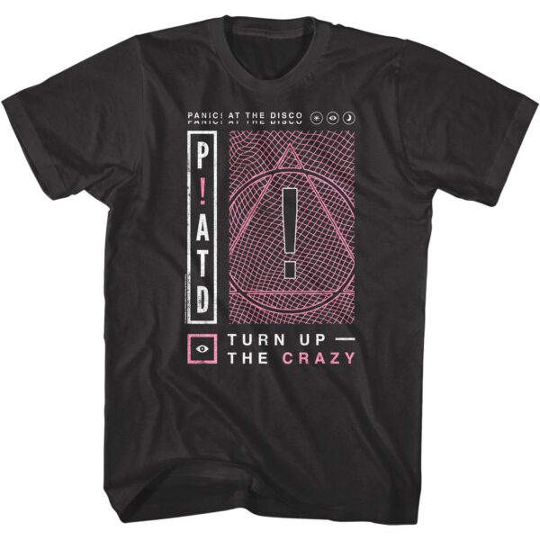 Panic At the Disco Turn Up The Crazy Men’s T Shirt