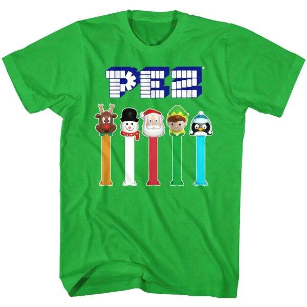Pez Candy Christmas Collection Men’s T Shirt