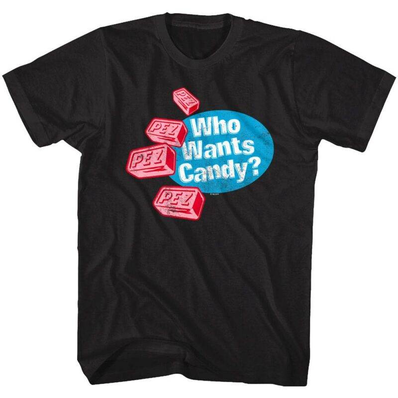 Pez Who Wants Candy Men’s T Shirt