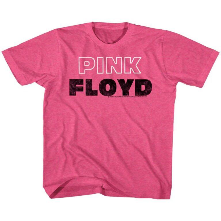 Pink Floyd Outline Logo Kids T Shirt