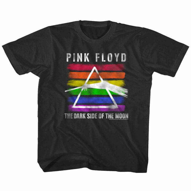 Pink Floyd Contrast Prism Stencil Kids T Shirt