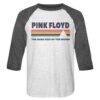 Pink Floyd DSOTM Rainbow Baseball T Shirt