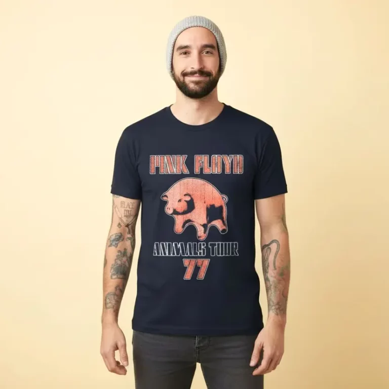 Pink Floyd Animals USA Tour 1977 Men’s T Shirt Front