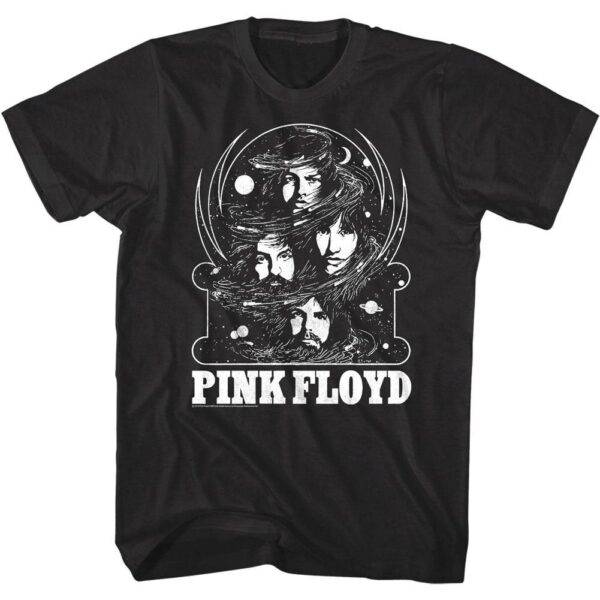 Pink Floyd Faces in the Stars Men’s T Shirt