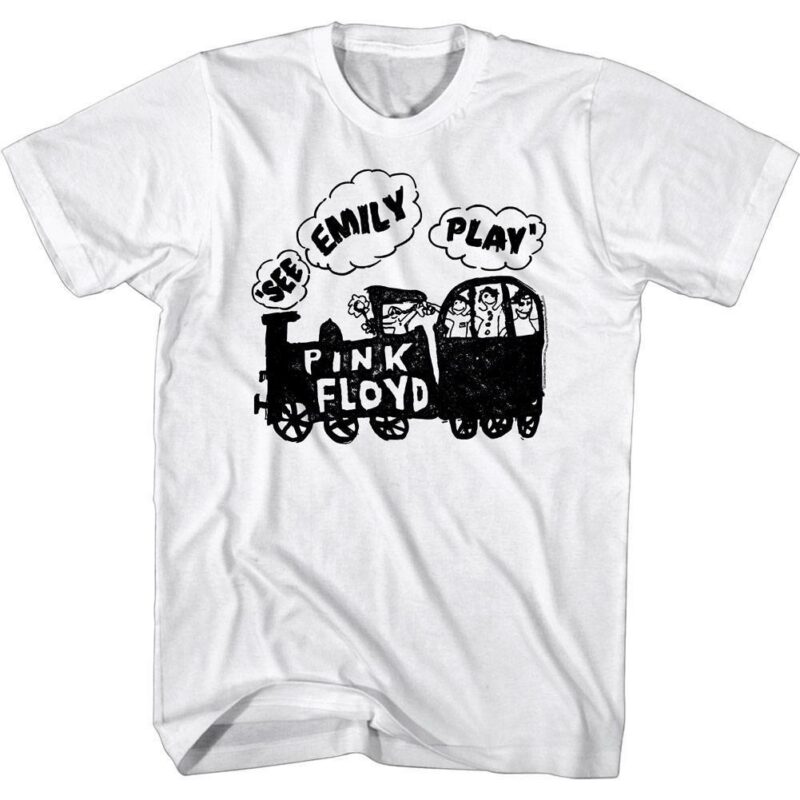 Pink Floyd See Emily Play Drawing Men’s T Shirt