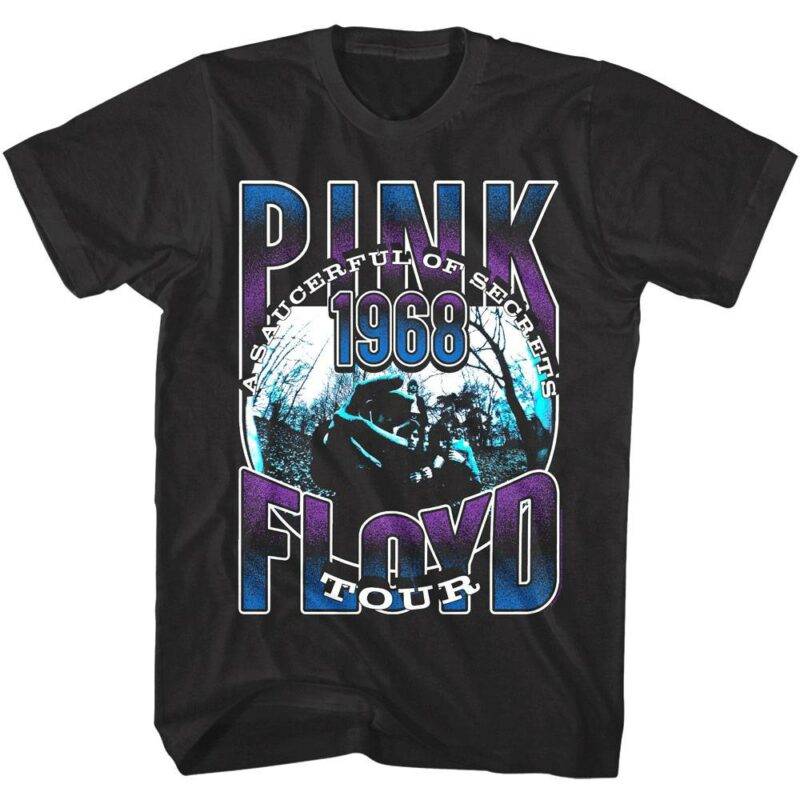 Pink Floyd Saucerful of Secrets Tour 1968 Men’s T Shirt