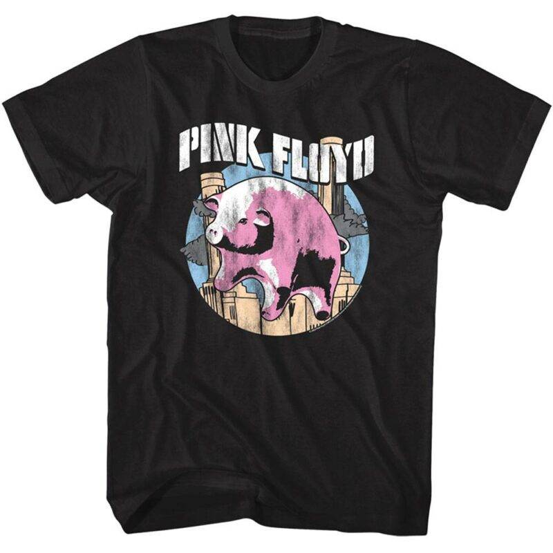 Pink Floyd Big Pink Pig Men’s T Shirt