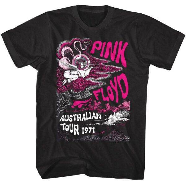 Pink Floyd Australian Tour 1971 Men’s T Shirt