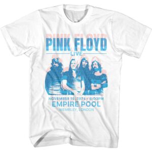 Pink Floyd Live Wembley London 74 Men’s T Shirt