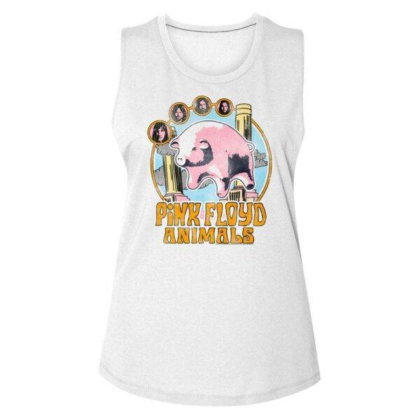 Pink Floyd Animals Flying Pig Women’s Tank