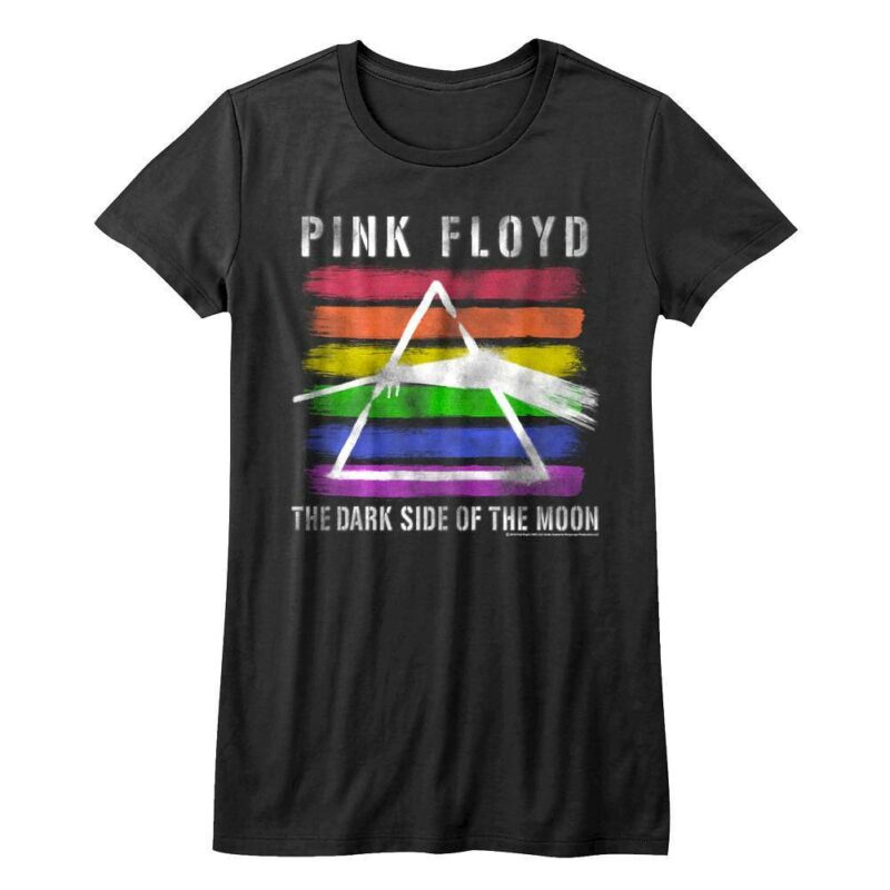 Pink Floyd Contrast Prism Stencil Women’s T Shirt